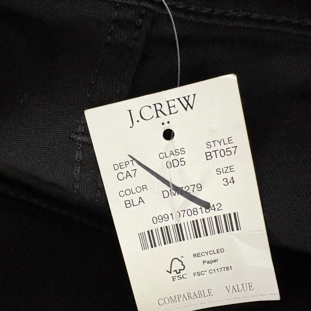 J‎ Crew Mid-rise flare crop Pants